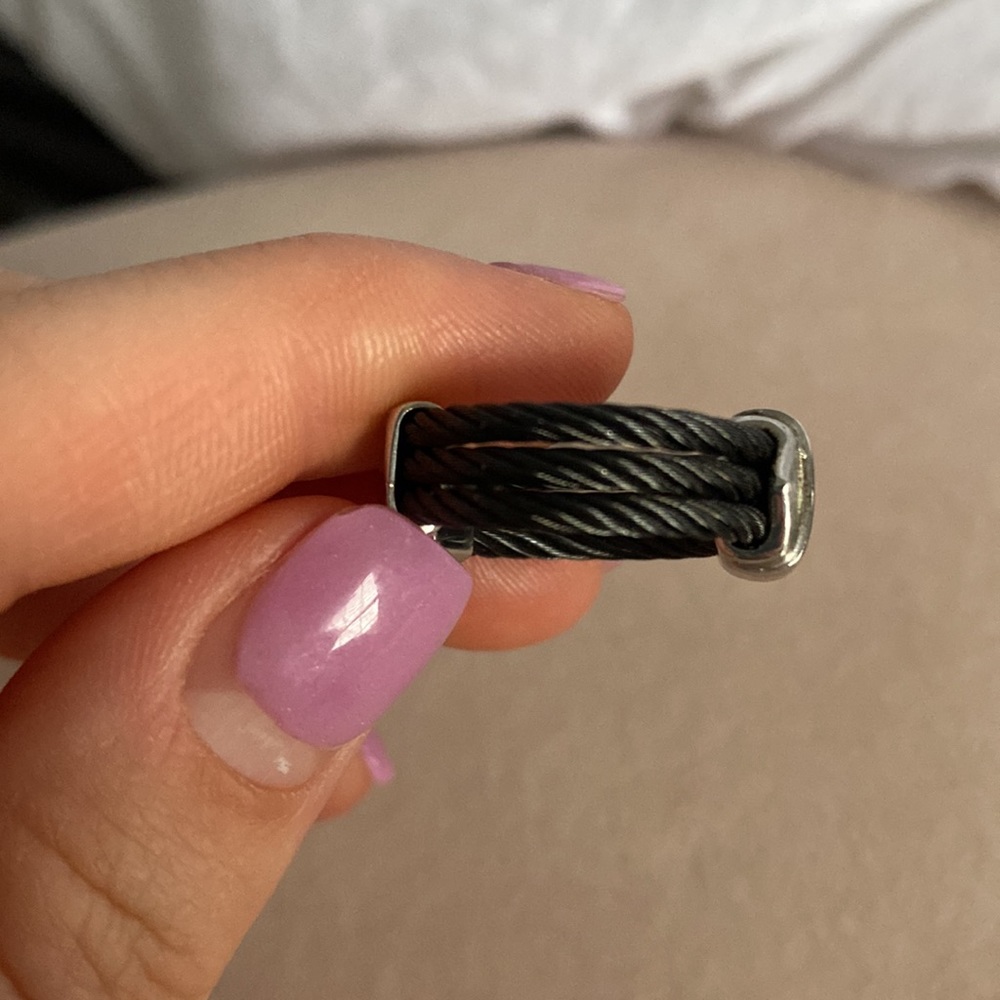 Black Cable Ring - image 6